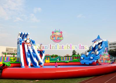 China Custom Animals Inflatable Water Park Equipment With Digital Printing for sale