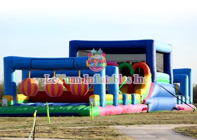 China Colorful Inflatable Obstacle Course Races Arrival Fun City Fantastic Game for sale