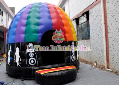 China Fun Night Disco Bounce House / Inflatable Disco Dome Bouncy Castle for sale