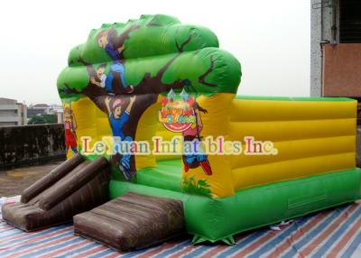 China Playful Inflatable Bouncy Castle Childhood Inflatable Moonwalk For City Streets for sale