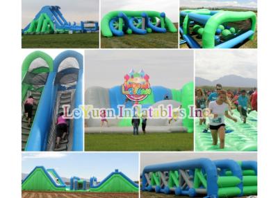 China Commercial Insane Inflatable 5K Obstacle Course For Corporate Event for sale