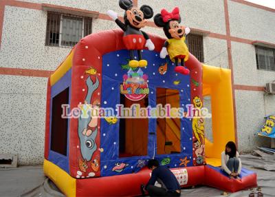 China Interesting Inflatable Mickey Mouse Bounce House Allow Individual Requirements for sale