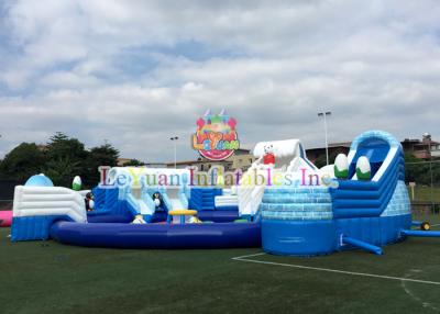 China Retardador el 18M inflable al aire libre de Flire de la diapositiva de la piscina del parque del agua para los niños en venta