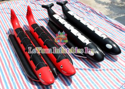 China Air Welded Inflatable Banana Boat Water Toys Durable 0.9mm PVC Tarpaulin for sale