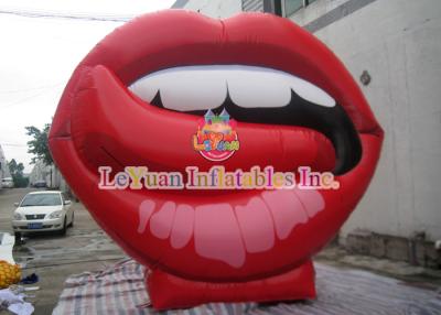 China Los productos inflables gigantes de la publicidad con la boca/los labios atractivos forman el modelo en venta