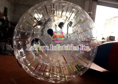 China LED gigante que enciende la bola inflable de Zorb con el anillo de la bola del autobús de dos pisos en venta