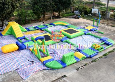 China Parque flotante inflable del agua del CE 14960 con la lona reforzada del PVC en venta