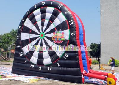 China Interactive Party Games With 0.55mm PVC , Giant Inflatable Dart Board for sale