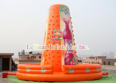 China WaterProof Inflatable Climb Wall Climbing Rocky Mountain For Kids Play for sale