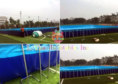 China Durable Custom Inflatable Pool / Large Inflatable Pool Rust Resistant for sale