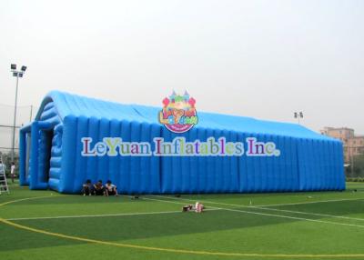 China Blue High Sealed Inflatable Air Tent , Durable PVC Outdoor Inflatable Marquee for sale