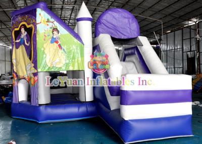 China Snow White Inflatable Bouncy Castle / Theme Inflatable Jumping Castle For Fun for sale