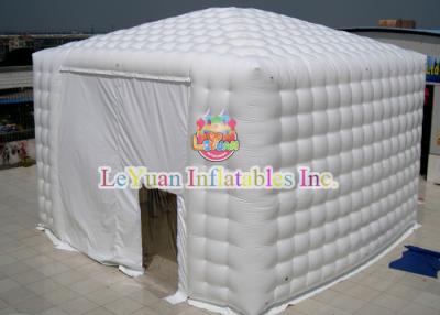 China Durable White PVC Inflatable Photo Booth Tent with Led Light / Logo printing for sale