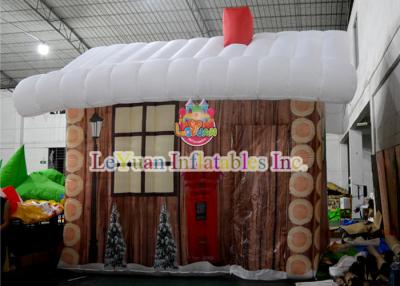 中国 証拠の装飾及び昇進/丸太小屋のテントのための屋外の膨脹可能なテントのクリスマスの家に水をまいて下さい 販売のため