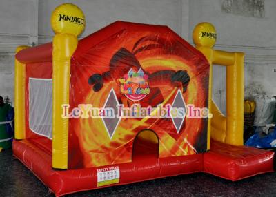 China Large Ninja Run Theme Inflatable Bouncy Castle For Kids and Adults for sale