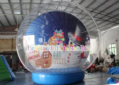 China globo inflable inflable al aire libre de la nieve de la tienda/Navidad del PVC de los 0.8MM en venta