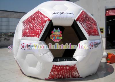 China Barraca inflável exterior personalizada da forma do futebol 2 anos de garantia à venda