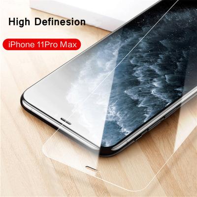 China Wholesale Anti Fingerprint For Mobile Phone Transparent Clear Tempered Glass 0.33mm 2.5D Screen Glass Protector For iPhone XR 11 pro 6s 7 8 plus for sale