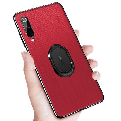 China Anti Hand Sweat For XiaoMi RedMi K20 Pro Leather Phone Case With Ring Holder Magnetic For Car for sale