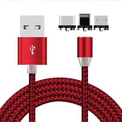 China Free Shipping Fast Charging Phone Magnetic Cable For Apple Android Micro USB Type C Cable Magnetic Charger 1m Cable For Lightning For iPhone for sale