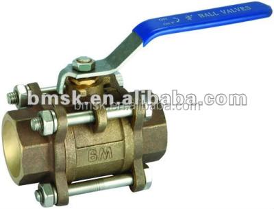 China 3PCS socket bronze solder valve bronze ball, ball valve, 4inch ball valve, gas valve, ball valve price, brass ball valve, water valve, for sale