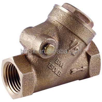 China Bronze Bronze Y Type Swing Check Valve for sale