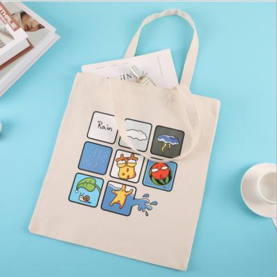 China Customized Customized Bags Recyclable Korean Wholesale Canvas Bag Shock Resistance BIODEGRADABLE With Logo Canvas Hand Bags for sale