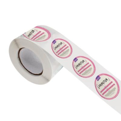 China Waterproof Custom Printing Logo Adhesive Roll Labels Shape Stickers For Packaging for sale