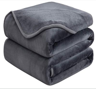 China Fuzzy Couch Microfiber Plush Lightweight Super Soft Cozy Flannel Fleece Fluffy Bed Blanket for sale