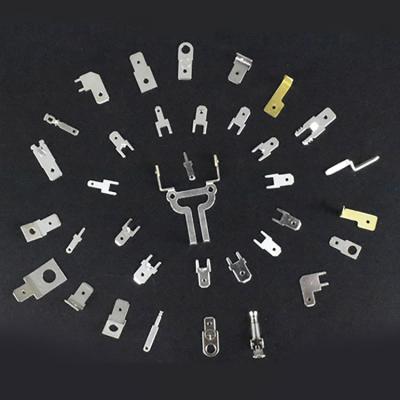 China Wire Connecting 2.8mm 2.88 Male And Female Insert PCB MM 6.3mm Noninsulated Copper Board Tab Terminal Connectors for sale