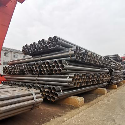 China JDG ERW Construction Material Black Round Steel Welded Pipe DN200 for sale