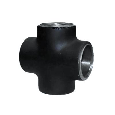 China Carbon Steel Hot Dip Galvanized Cross Steel Pipe Fittings Ms Hot Dip Galvanized Pipe Fittings for sale