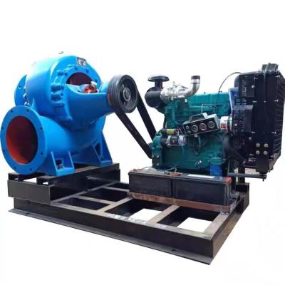 China Anti-Corrosion Large Flow Agriculture Propeller Impeller Flood Horizontal Centrifugal Mixed Flow Pump for sale