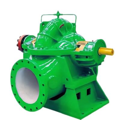 China High performance large capacity horizontal double suction pump anti-corrosion s-type centrifugal water pump for sale