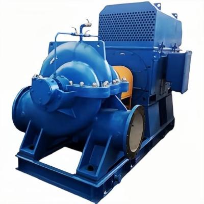 China Anti-corrosion double suction horizontal split single-stage agricultural s-type clean water pump centrifugal pump for sale