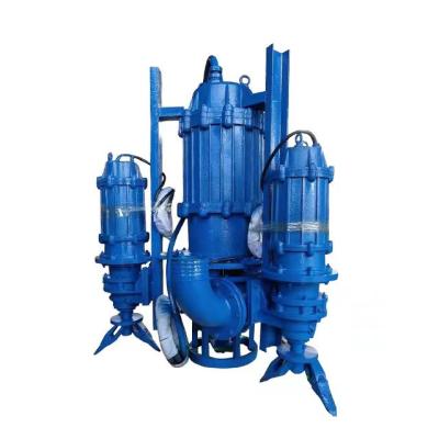 China ZJQ Anti-Corrosion High Quality Type Submersible Sand Mud Dredging Pump With Agitators Sand Dredger for sale