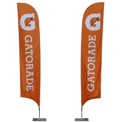 China Double Side Printed Flying Teardrop Flag Banner Outdoor Indoor Use for sale