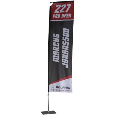 China Knitted Polyester Advertisement Flags Pull Up Banners High Strength for sale