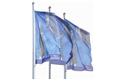 China Silk Screen Printed custom feather banners Perfect dye penetration National Flags for sale