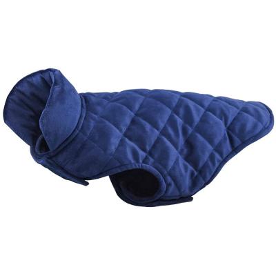 China Plush Velvet Dog Sweater Coat Pet Puppy Winter Sustainable Stylish Windproof Jacket For Cold Weather Dog Clothing for sale