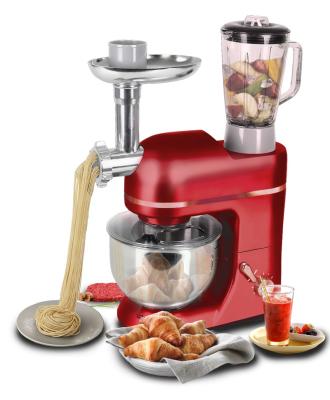 China Top Motor Pure Copper Chef All in One Food Processor Stand Mixer 1800W Food Processor Blender for sale