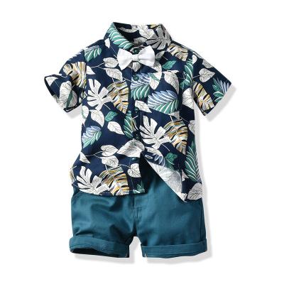 China 2022 Summer Kids Clothing Boys Casual Hot Selling Clothing Sets Boys Shirts Sets for sale