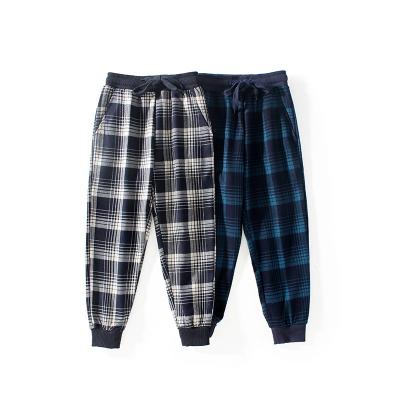 China Anti-pilling factory direct sales customized to lattice casual soft pants children thin casual pants for sale