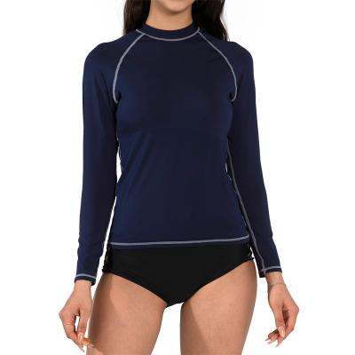 China Long Sleeve Quick Dry Breathable Sports Running Tight Long Sleeve T Shirt Yoga Fitness Tops Design Your Own Rash Guard for sale