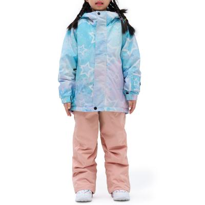 China Outdoor Sports Skiing Clothing Equipment Snow Coat Skiing Jackets Winter Children Girls Windproof Warm Anti-UV Boys for sale