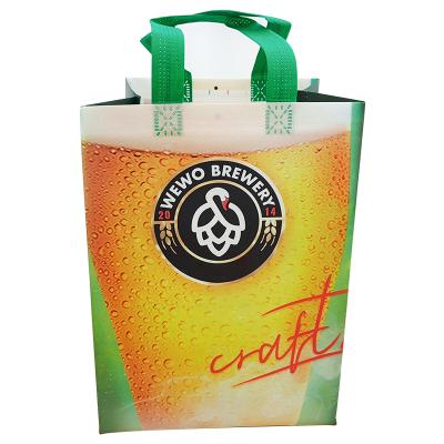 China Factory Wholesale Portable Shopping Bag Fashion Logo Custom Reusable Bag Eco - Friendly for sale