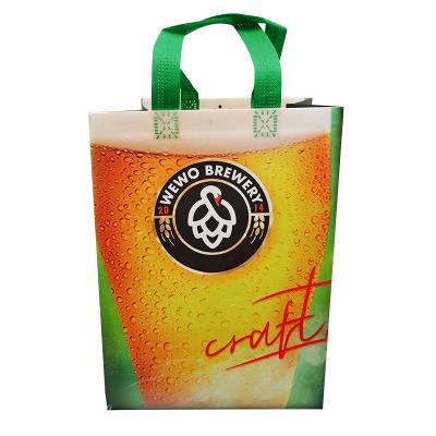 China Eco-friendly Customized Logo Printing High Quality Reusable Nonwoven Shopping Bag for sale