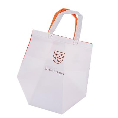 China China factory eco-friendly Promotional Logo Printed Laminated Custom Shopping pp nonwoven bag for sale