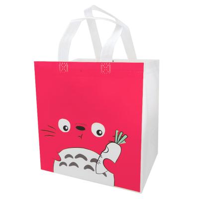 China 2021 new fashion non-woven fabric bag eco-friendly luxury diy cartoon three-dimensional cotton shopping bag p handbag for sale