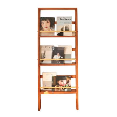 China Classic minimalist 2022 new bookshelffor showroom flower display stand three tier home office bookshelf for sale